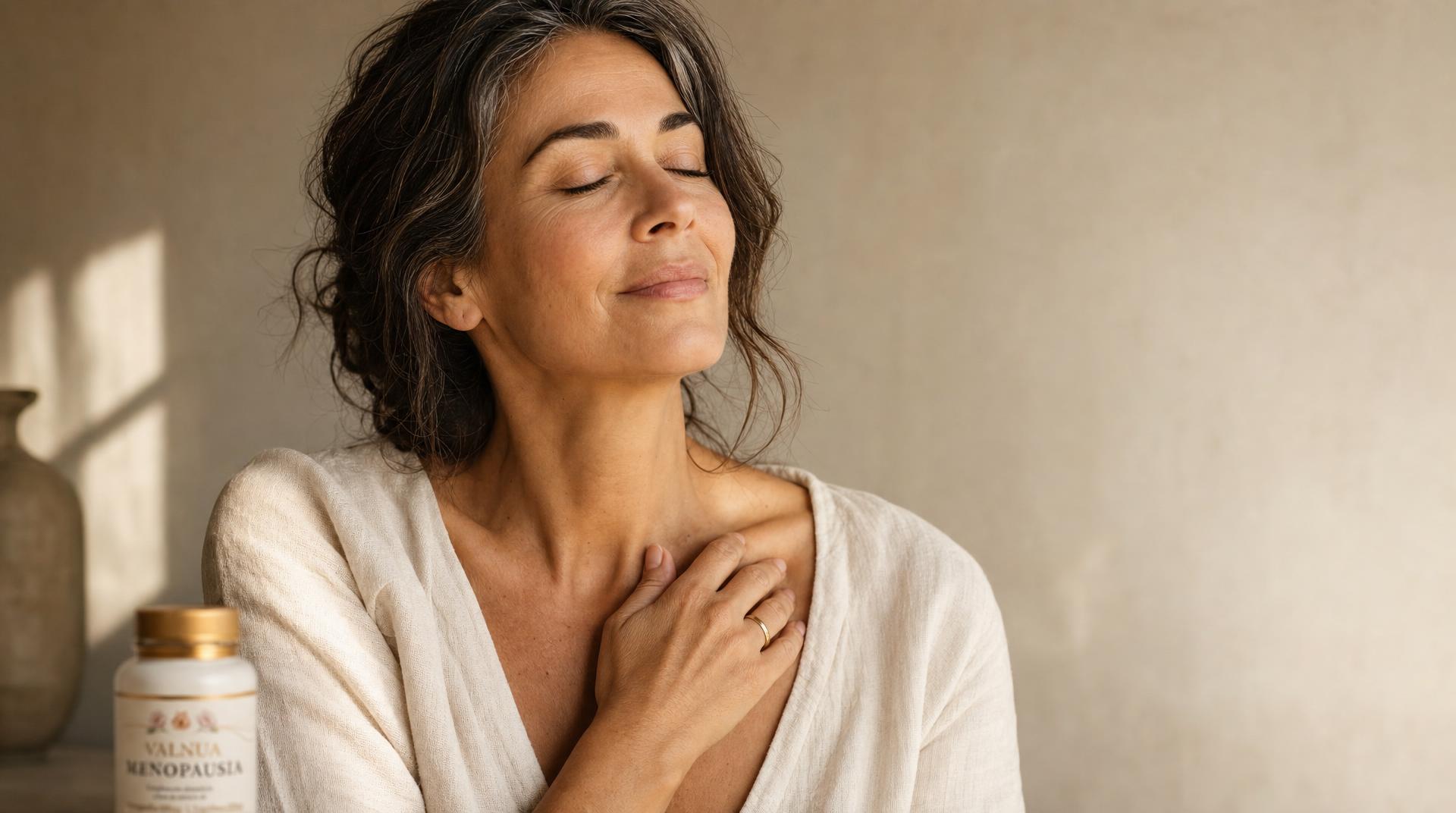 Mujer con VALNUA Menopausia